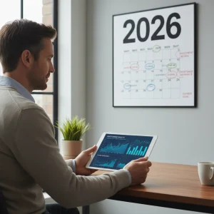 2026 Federal Unemployment Benefits: Your Guide to Maximized Payouts Person reviewing 2026 federal unemployment benefits information on a tablet.