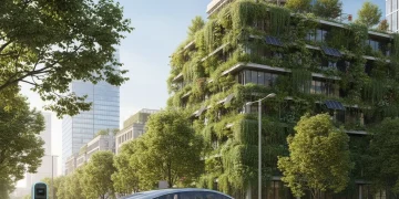 Electric vehicle charging, symbolizing EPA 2026 emissions compliance