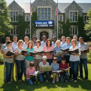 Maximize 2026 Education Benefits: US Military Veterans & Families Guide Smiling veterans and families on college campus with textbooks, symbolizing education benefits success.